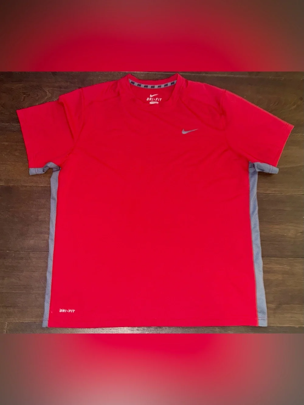 Nike Dri-FIT Men’s XL Red Performance Athletic Shirt | Running Training Gym